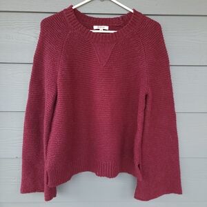 Madewell Burgundy Crew Neck Sweater